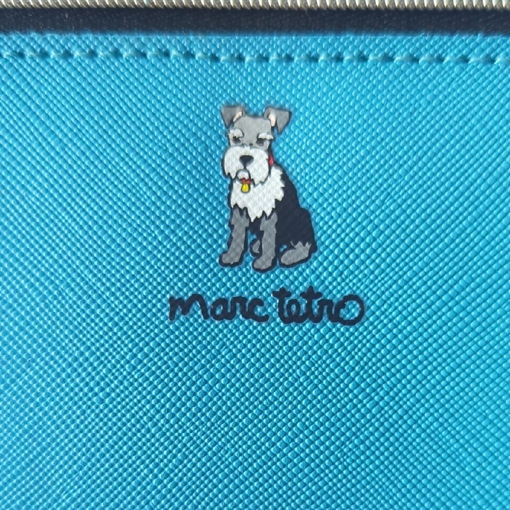 Stylish Blue Crossbody Bag with Dog Design - Picture 6 of 8